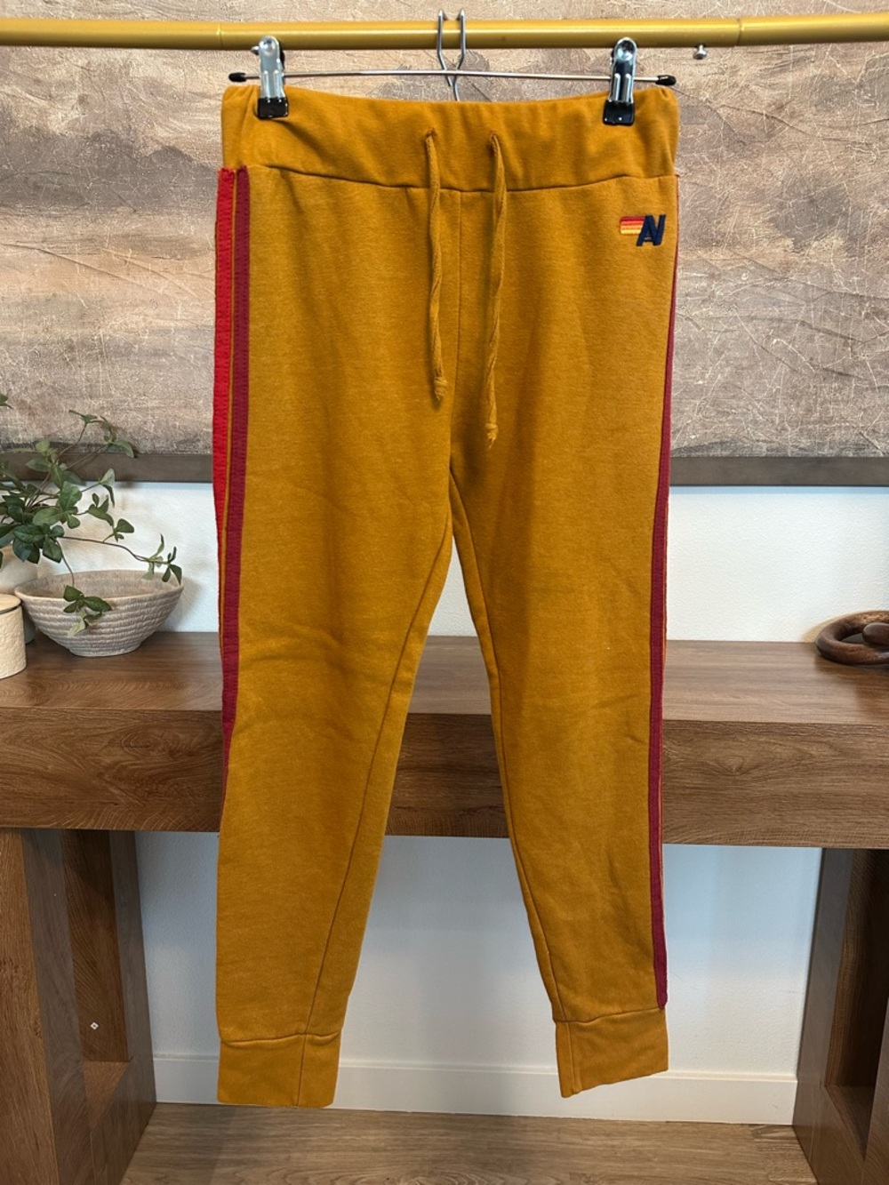 Aviator Mustard Yellow Joggers
